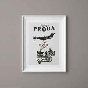 FLY PRADA OR STICK TO COACH PRINT